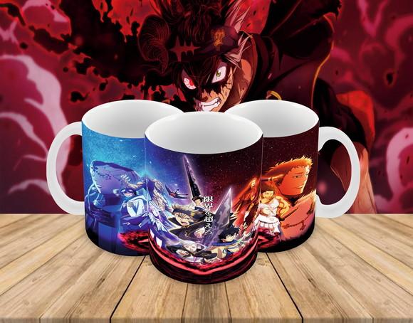Caneca Polímero Black Clover Personalizada
