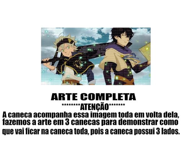 Caneca Polímero Black Clover Personalizada