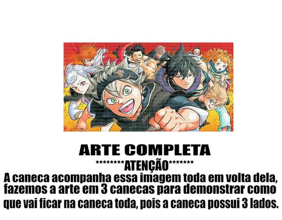 Caneca Polímero Black Clover Personalizada