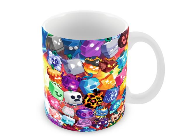 Caneca Polímero Blox Fruits Personalizada
