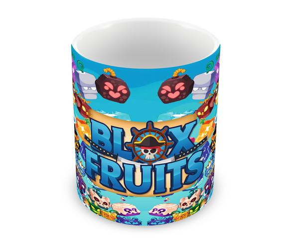 Caneca Polímero Blox Fruits Personalizada