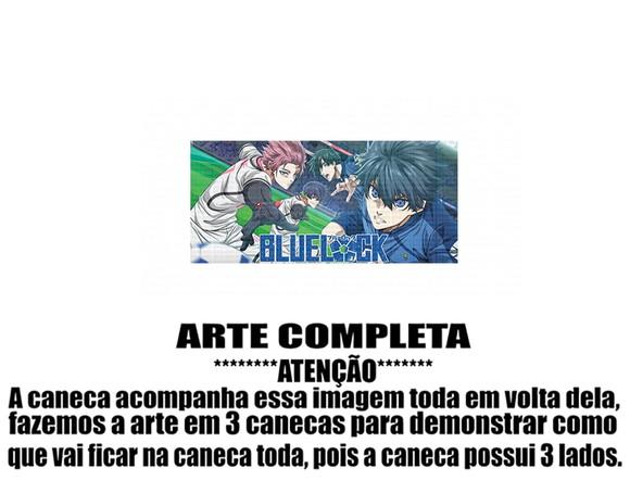 Caneca Polímero Blue Lock Personalizada
