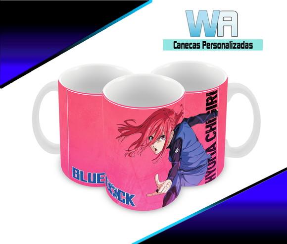 Caneca Polímero Blue Lock Hyoma Chigiri Personalizada