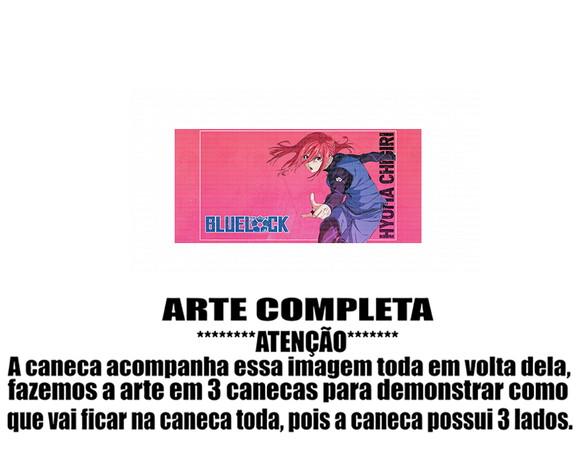 Caneca Polímero Blue Lock Hyoma Chigiri Personalizada