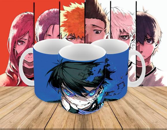 Caneca Polímero Blue Lock Personalizada