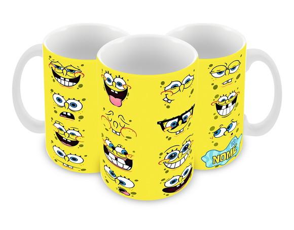 Caneca Polímero Bob Esponja com Nome Personalizada
