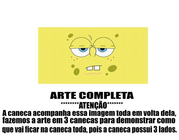 Caneca Polímero Bob Esponja Personalizada