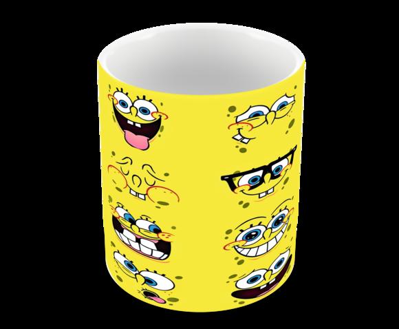Caneca Polímero Bob Esponja com Nome Personalizada