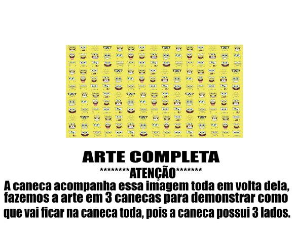 Caneca Polímero Bob Esponja Personalizada
