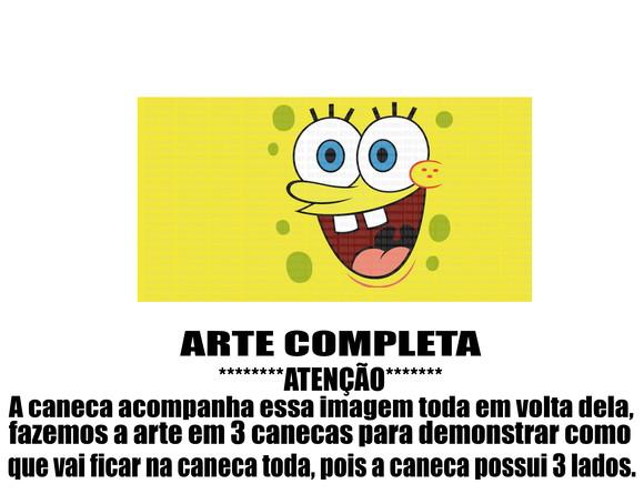 Caneca Polímero Bob Esponja Personalizada