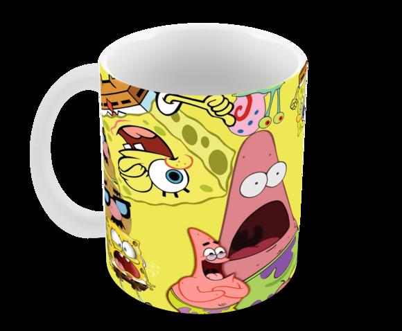 Caneca Polímero Bob Esponja Personalizada