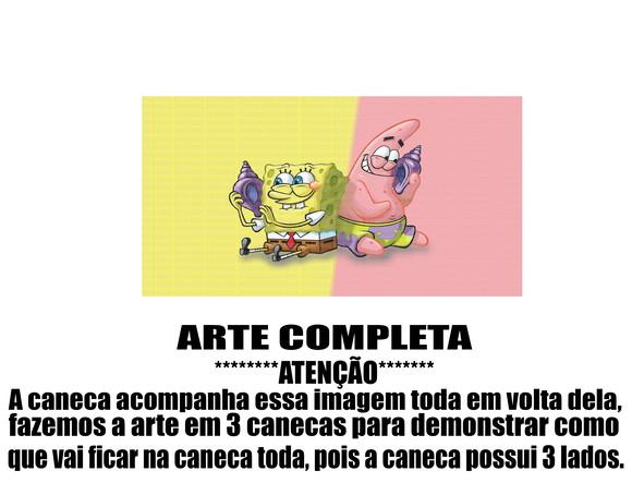 Caneca Polímero Bob Esponja Personalizada