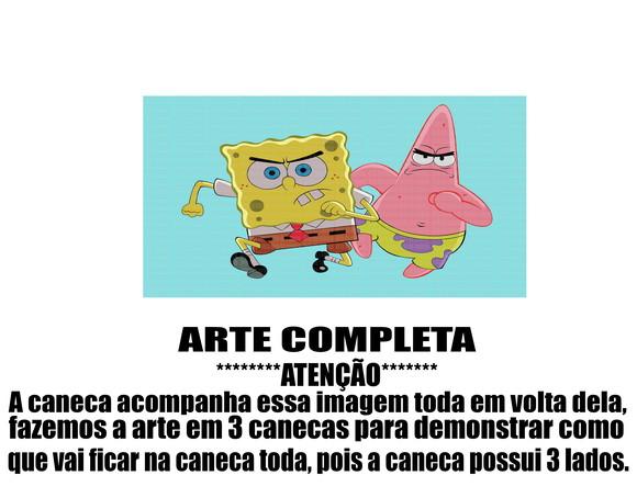 Caneca Polímero Bob Esponja Personalizada