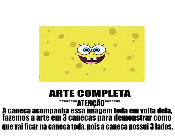 Caneca Polímero Bob Esponja Personalizada