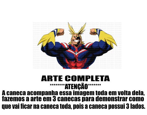 Caneca Polímero Boku no Hero Academia Personalizada