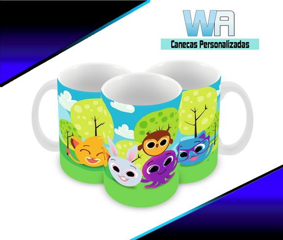 Caneca Polímero Bolofofos Personalizada