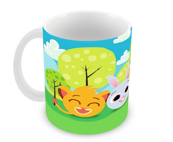 Caneca Polímero Bolofofos Personalizada