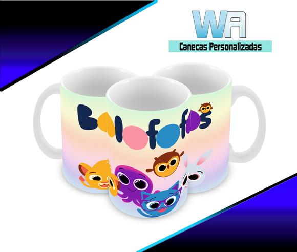 Caneca Polímero Bolofofos Personalizada