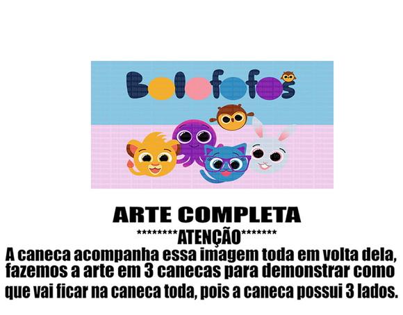 Caneca Polímero Bolofofos Personalizada