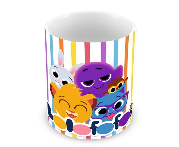 Caneca Polímero Bolofofos Personalizada