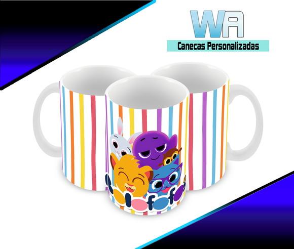 Caneca Polímero Bolofofos Personalizada
