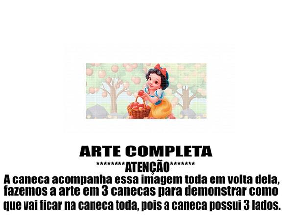 Caneca Polímero Branca de Neve Baby Personalizada