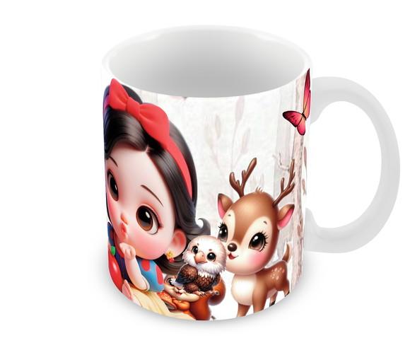 Caneca Polímero Branca de Neve Baby Personalizada