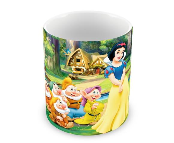 Caneca Polímero Branca de Neve Personalizada