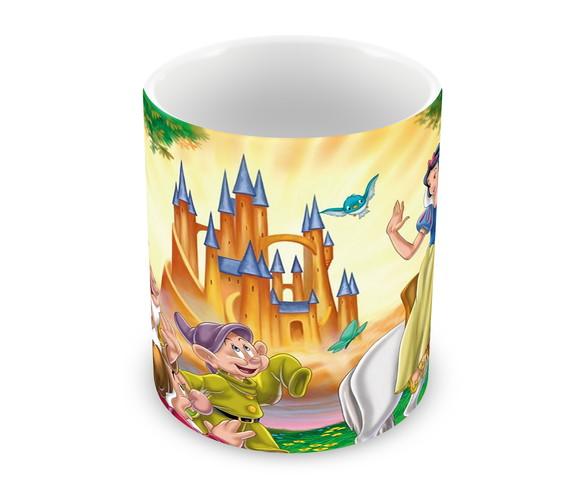 Caneca Polímero Branca de Neve Personalizada