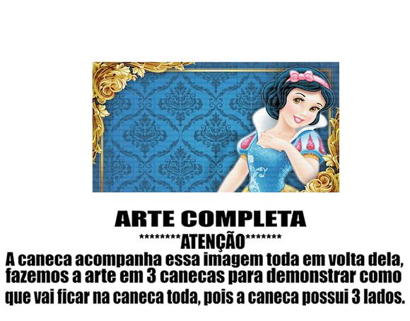 Caneca Polímero Branca de Neve Personalizada