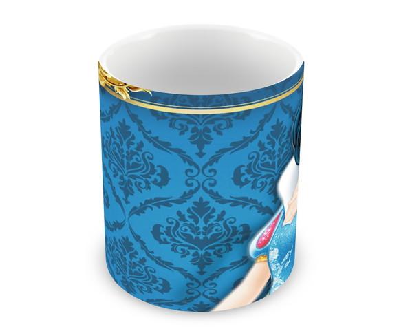 Caneca Polímero Branca de Neve Personalizada