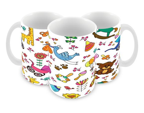 Caneca Polímero Brinquedos Personalizada