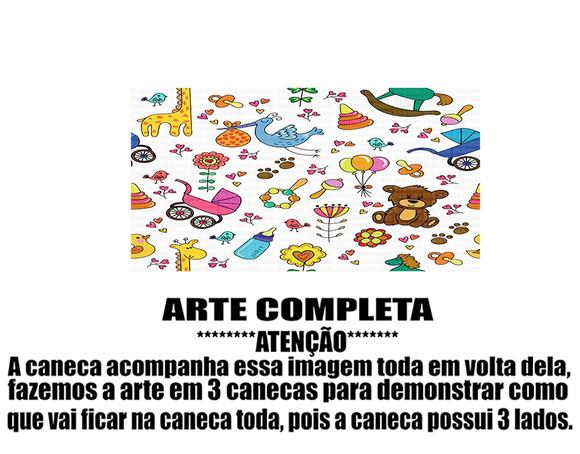 Caneca Polímero Brinquedos Personalizada