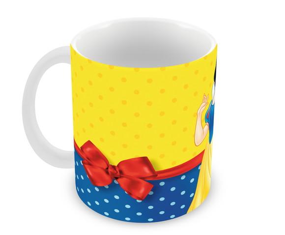 Caneca Polímero Branca de Neve Personalizada