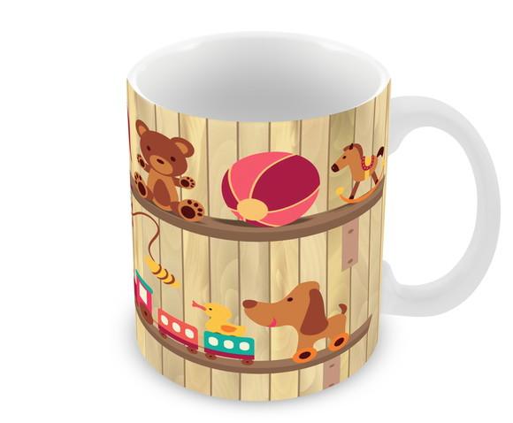 Caneca Polímero Brinquedos Personalizada