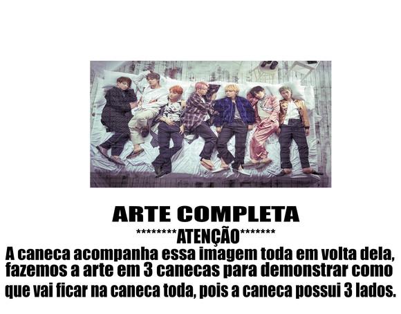 Caneca Polímero Bts Personalizada