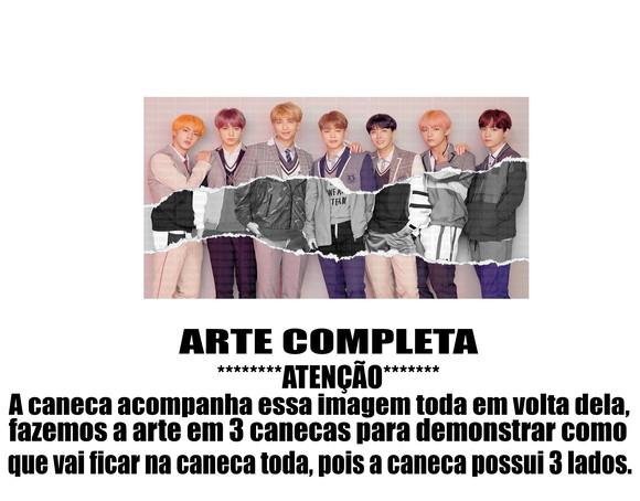 Caneca Polímero Bts Personalizada