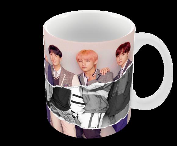 Caneca Polímero Bts Personalizada