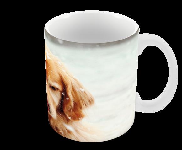 Caneca Polímero Cachorro Golden Retriever Personalizada