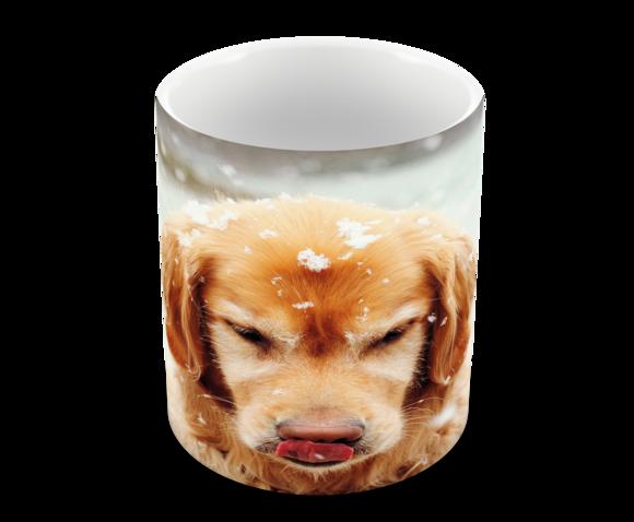 Caneca Polímero Cachorro Golden Retriever Personalizada