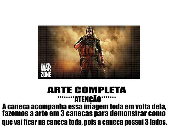Caneca Polímero Call Of Duty Warzone Personalizada