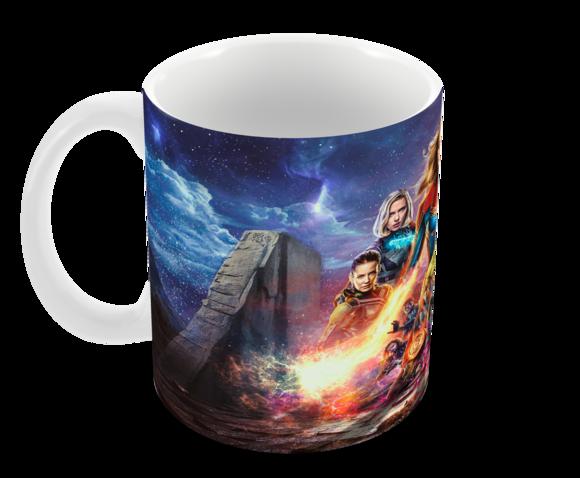 Caneca Polímero Capitã Marvel Personalizada