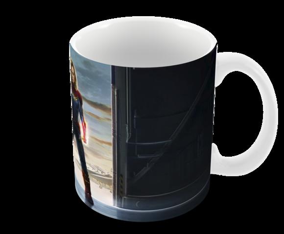 Caneca Polímero Capitã Marvel Personalizada