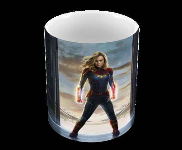 Caneca Polímero Capitã Marvel Personalizada