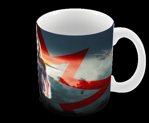 Caneca Polímero Capitã Marvel Personalizada