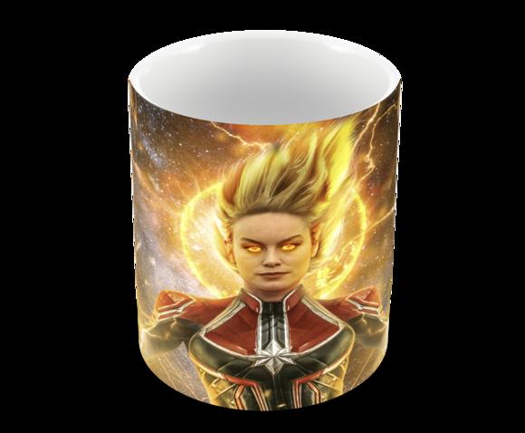 Caneca Polímero Capitã Marvel Personalizada