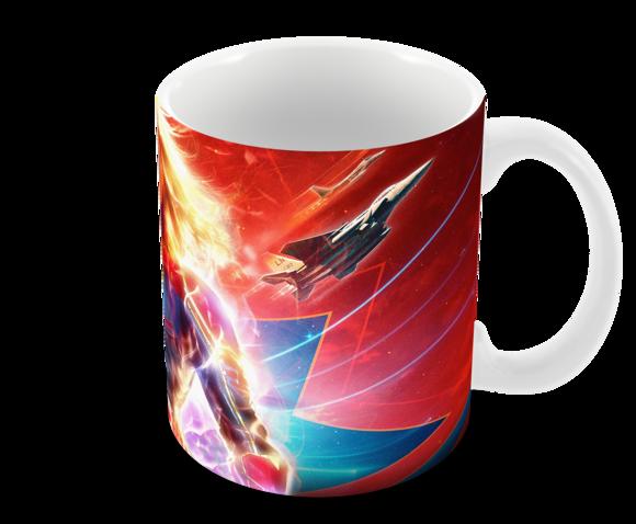 Caneca Polímero Capitã Marvel Personalizada