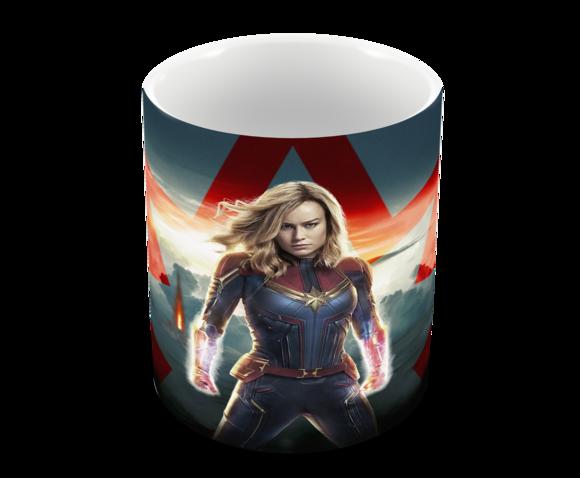 Caneca Polímero Capitã Marvel Personalizada