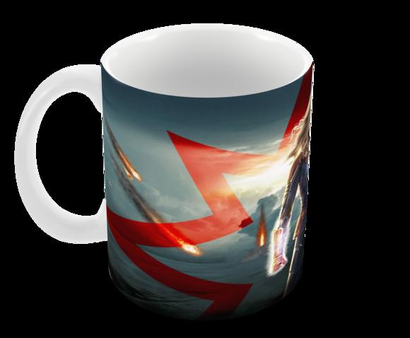 Caneca Polímero Capitã Marvel Personalizada