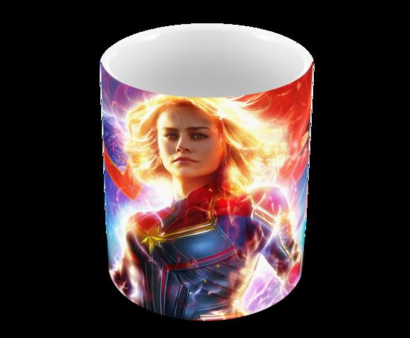 Caneca Polímero Capitã Marvel Personalizada
